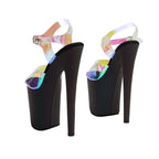 Women's Stripper Heel Sandal Pole Dance Shoes 8in