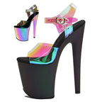 Women's Stripper Heel Sandal Pole Dance Shoes 8in