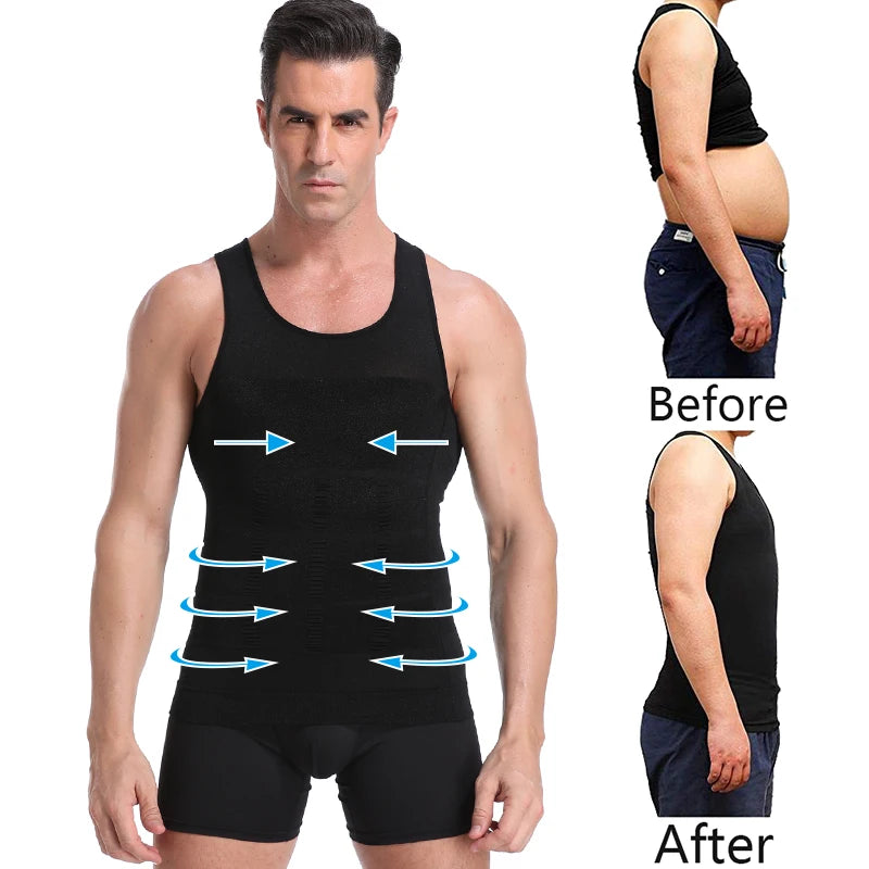 Men Slimming Body Shaper, Abdomen, Vest, Posture