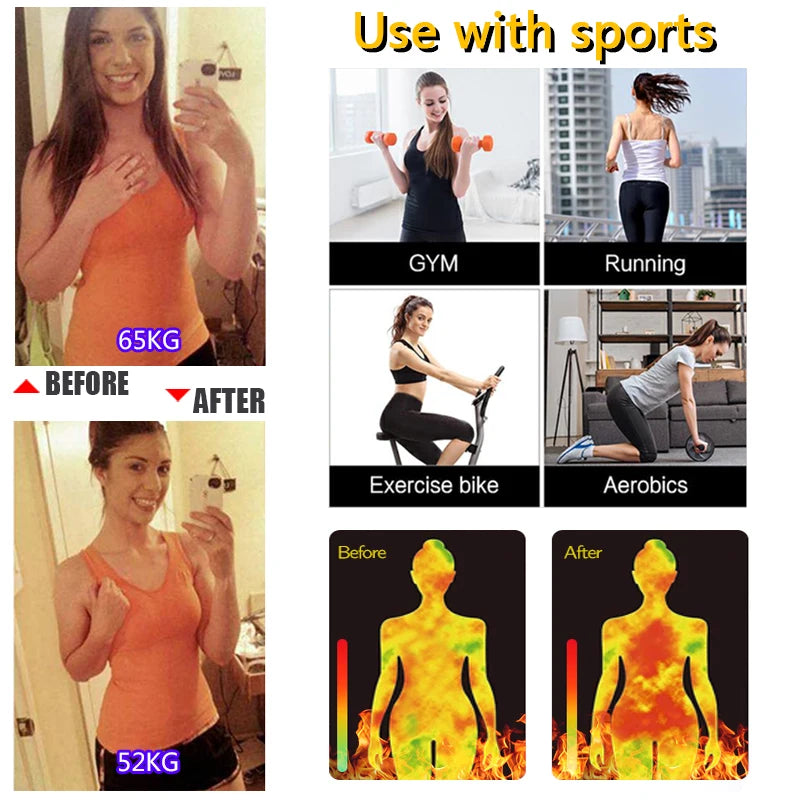 Womens Sauna Sweat Body Shaper, Fitness Pants