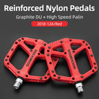Bicycle Pedal Road, BMX, Flat Pedals Nylon