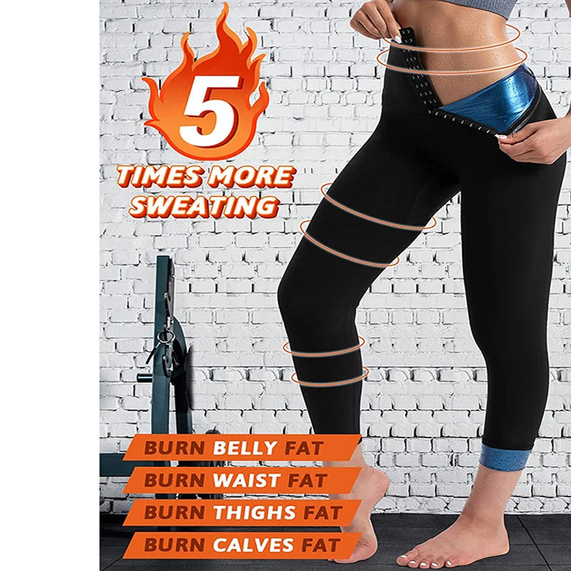 Womens Sauna Sweat Body Shaper, Fitness Pants