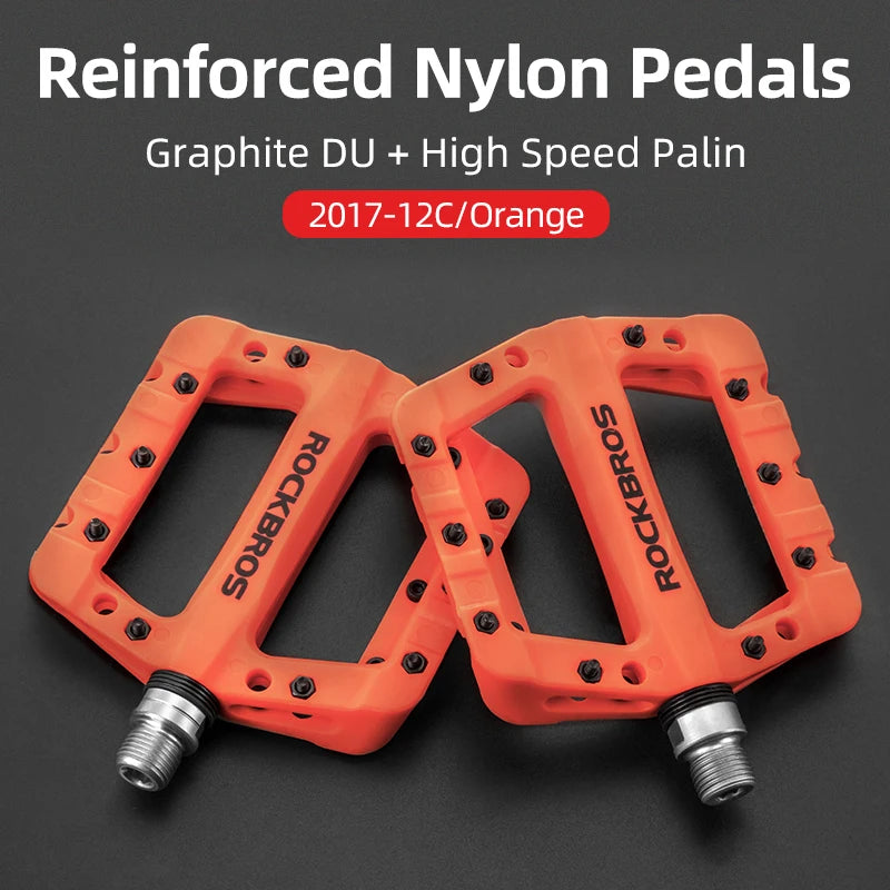 Bicycle Pedal Road, BMX, Flat Pedals Nylon