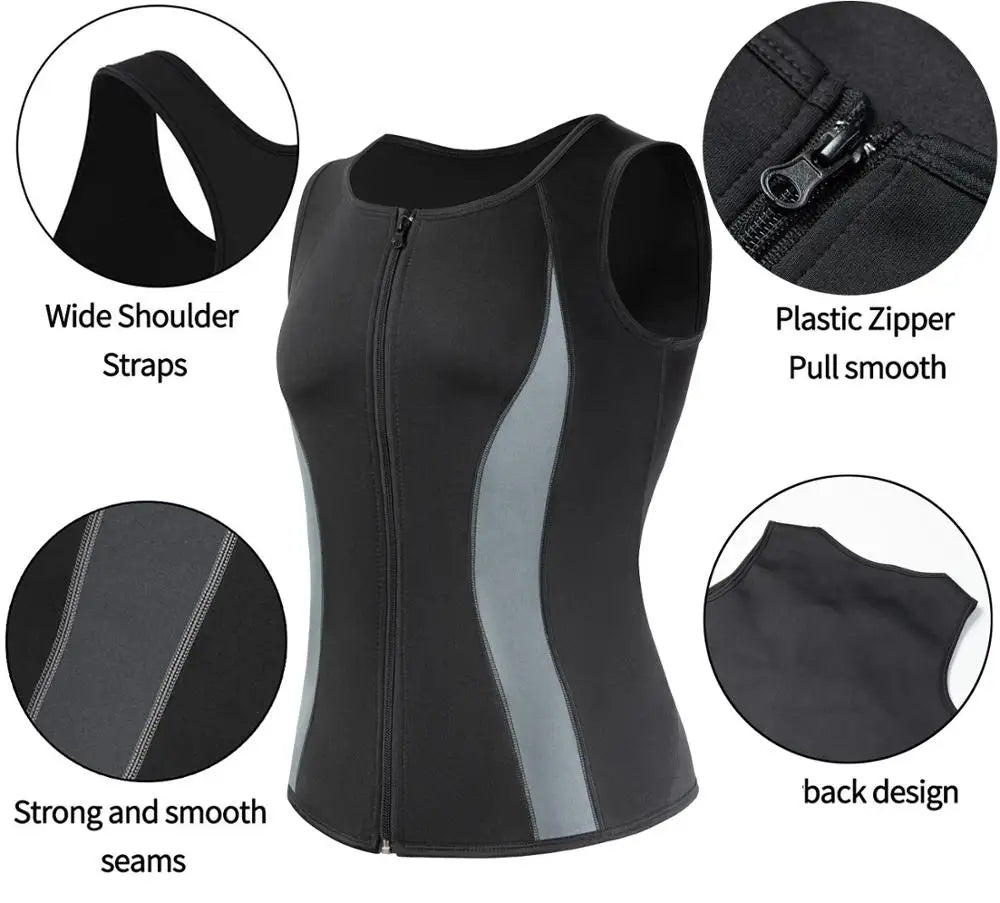 Men Body Shaper, Sauna Sweat, Vest, Waist