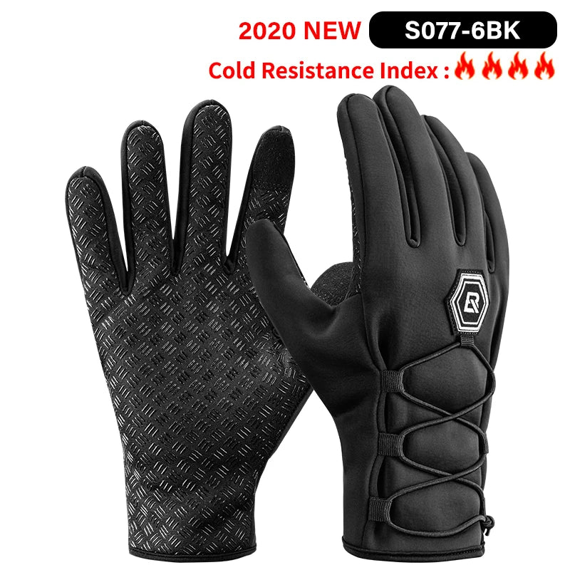 Cycling Gloves Thermal Autumn Winter Gloves Windproof