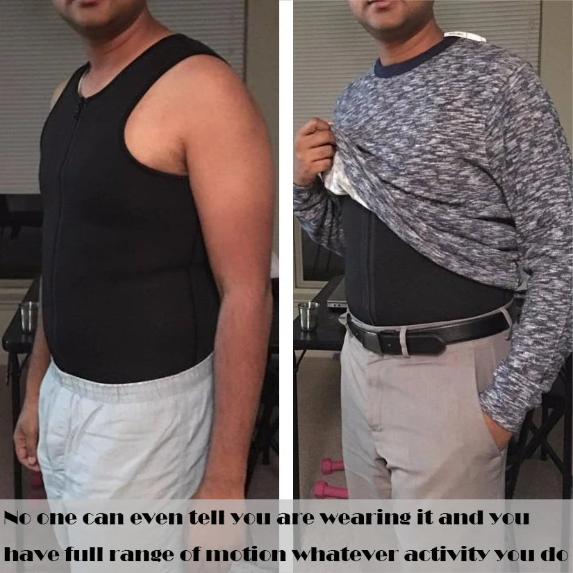 Men Body Shaper, Sauna Sweat, Vest, Waist