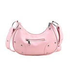 Rivet Underarm Bag, Women, High-quality, shoulder
