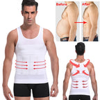 Men Slimming Body Shaper Waist Trainer Vest