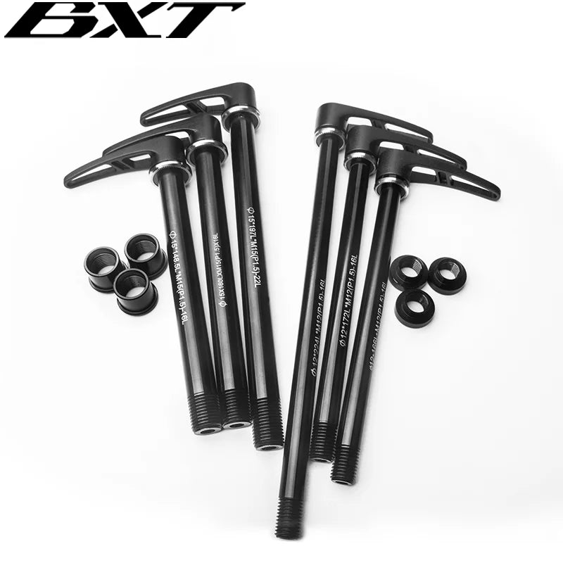 Light Aluminum Rear Wheel Skewers, MTB,  29er, 27.5er Frame, 142x12mm