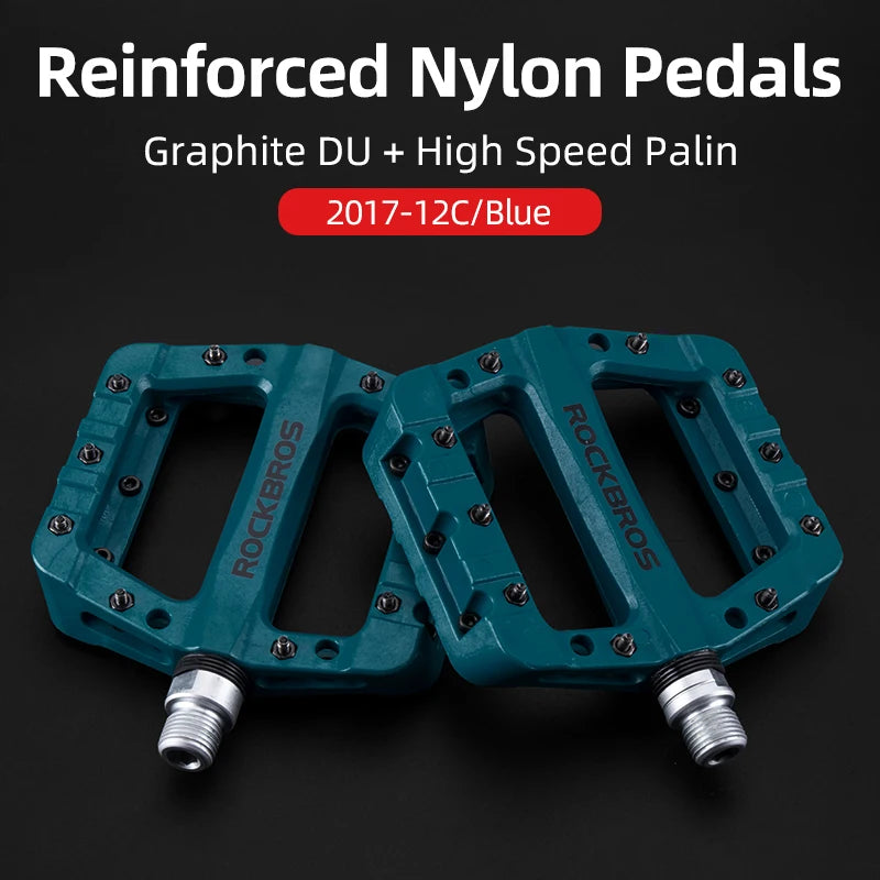 Bicycle Pedal Road, BMX, Flat Pedals Nylon