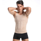 Men's Vest, Belly Control, Posture, Compression Shirt, Underwear