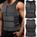 Neoprene Sweat Vest, Men, Waist Trainer, Adjustable