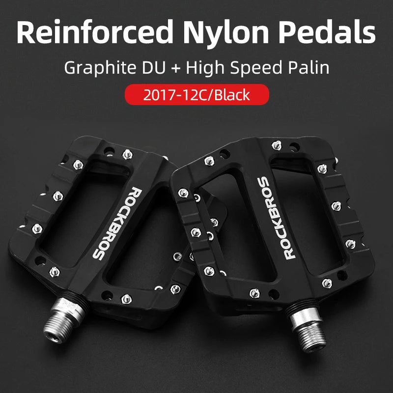 Bicycle Pedal Road, BMX, Flat Pedals Nylon