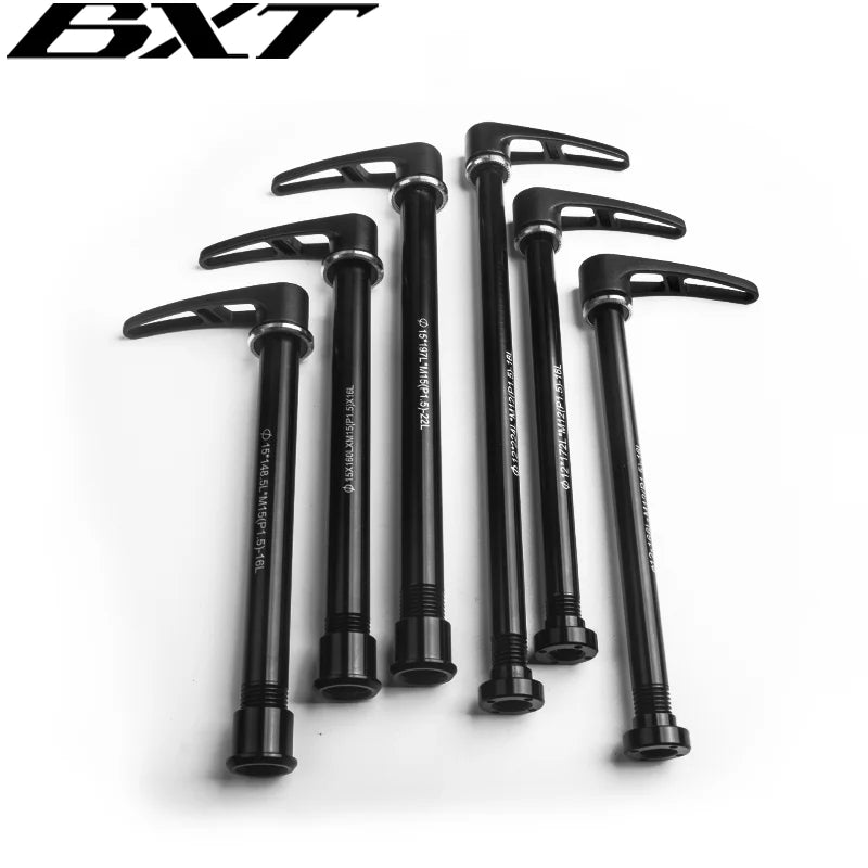 Light Aluminum Rear Wheel Skewers, MTB,  29er, 27.5er Frame, 142x12mm