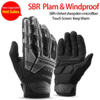 Cycling Gloves Thermal Autumn Winter Gloves Windproof