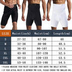 Men Sweat, Slimming Thigh, Tummy Control, Shorts