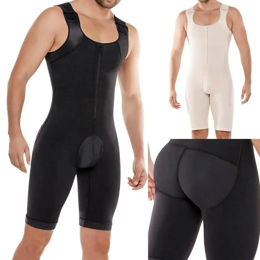 Men's Bodysuit, Full Body, Compression, Slimming, Breathable