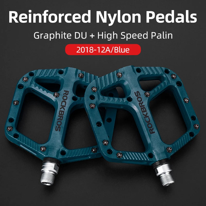 Bicycle Pedal Road, BMX, Flat Pedals Nylon