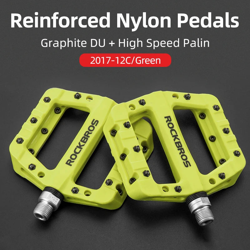 Bicycle Pedal Road, BMX, Flat Pedals Nylon