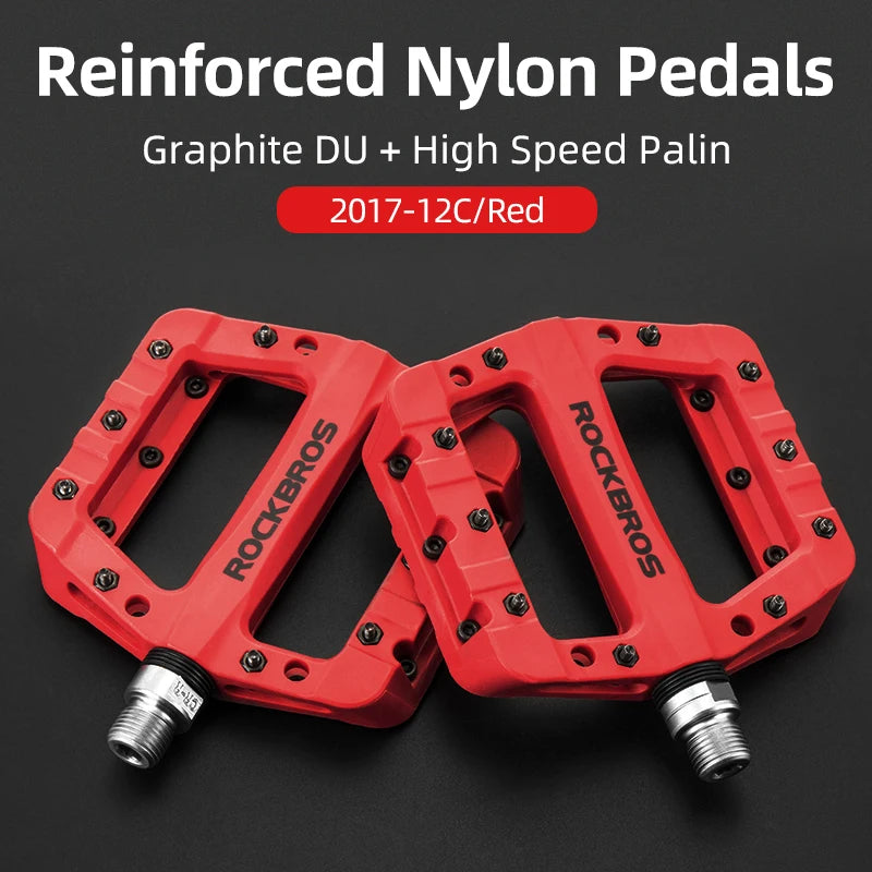 Bicycle Pedal Road, BMX, Flat Pedals Nylon