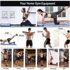 300LBS Fitness Resistance Bands Set, Training, Yoga, Unisex