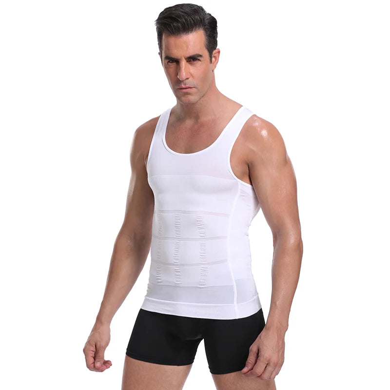 Men Slimming Body Shaper Waist Trainer Vest