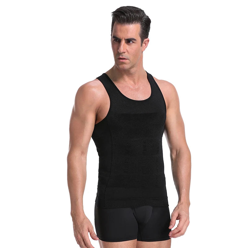 Men Slimming Body Shaper Waist Trainer Vest