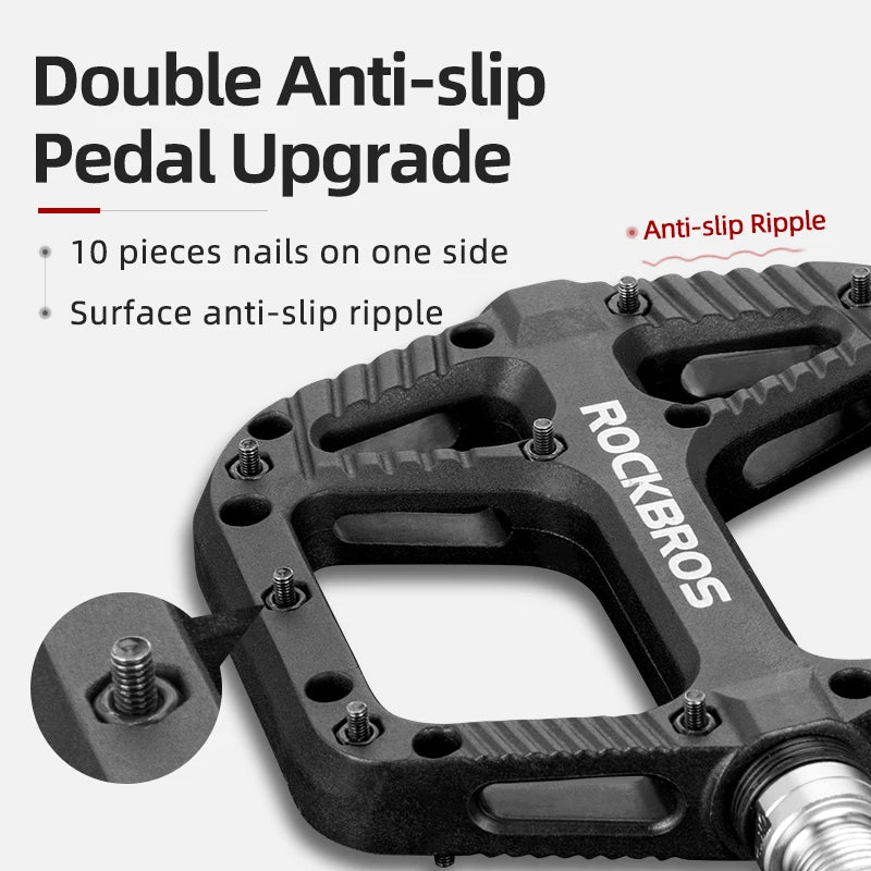 Bicycle Pedal Road, BMX, Flat Pedals Nylon