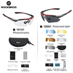Photochromic Bicycle Glasses, Polarized, Myopia Frame, UV400