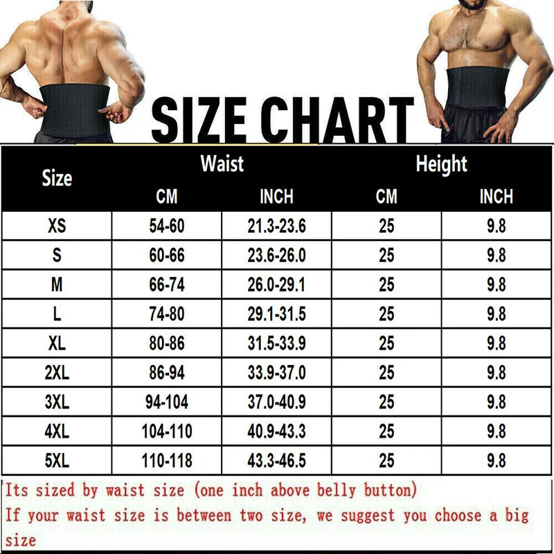 Men Slimming Belt, Tummy Control, Adjustable, Compression