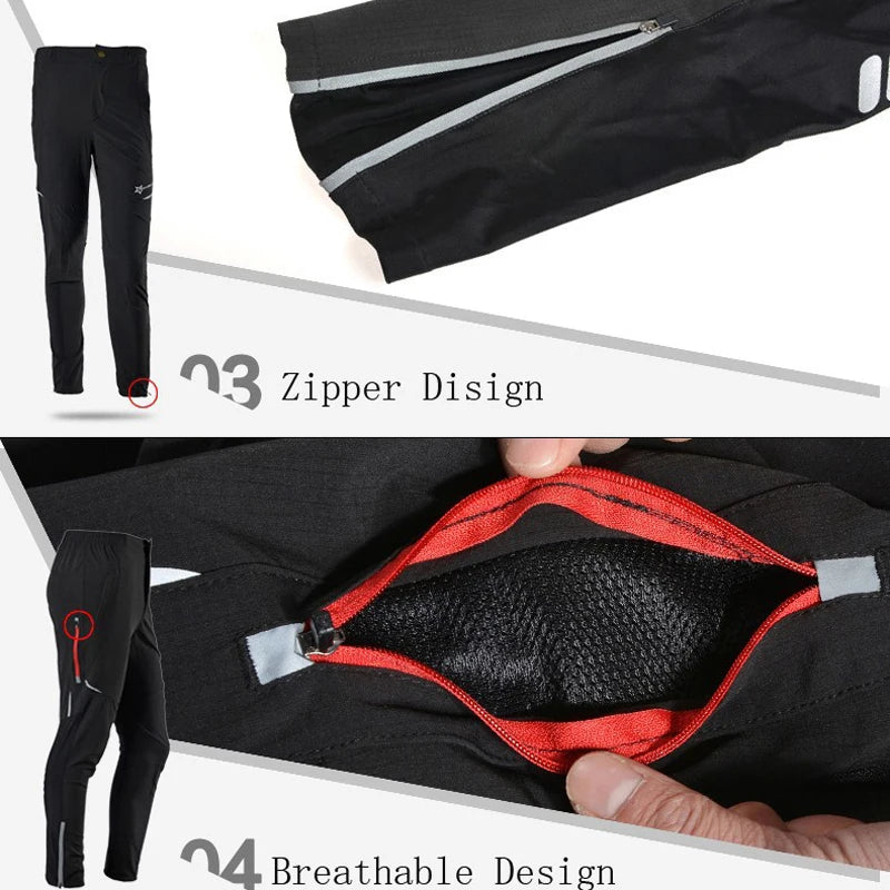 Bike Cycling Pants, Unisex, Breathable Reflective Pants