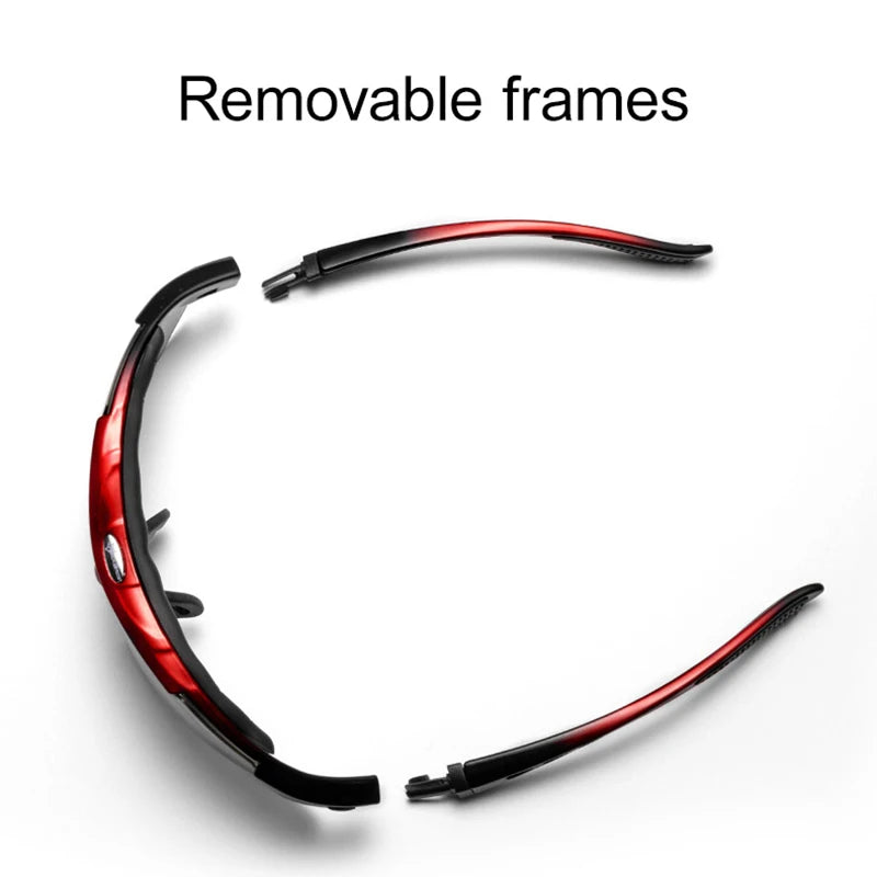 Photochromic Bicycle Glasses, Polarized, Myopia Frame, UV400