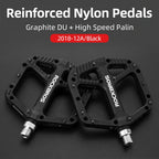 Bicycle Pedal Road, BMX, Flat Pedals Nylon