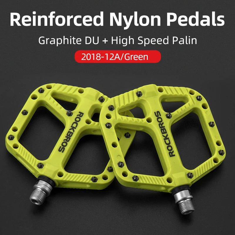 Bicycle Pedal Road, BMX, Flat Pedals Nylon