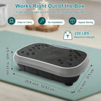 Vibration Plate Exercise Machine, Fat-Burning, Home