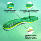 Orthopedic Insole, Flat Feet, High Arch Support, Unisex