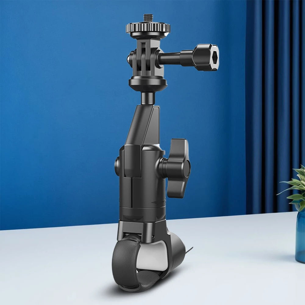 360 Rotating Motorcycle Bike Camera Holder, for Insta360 DJI Camera