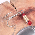 30pcs Metal Spoon Spinner Fishing Lure, Treble Hook