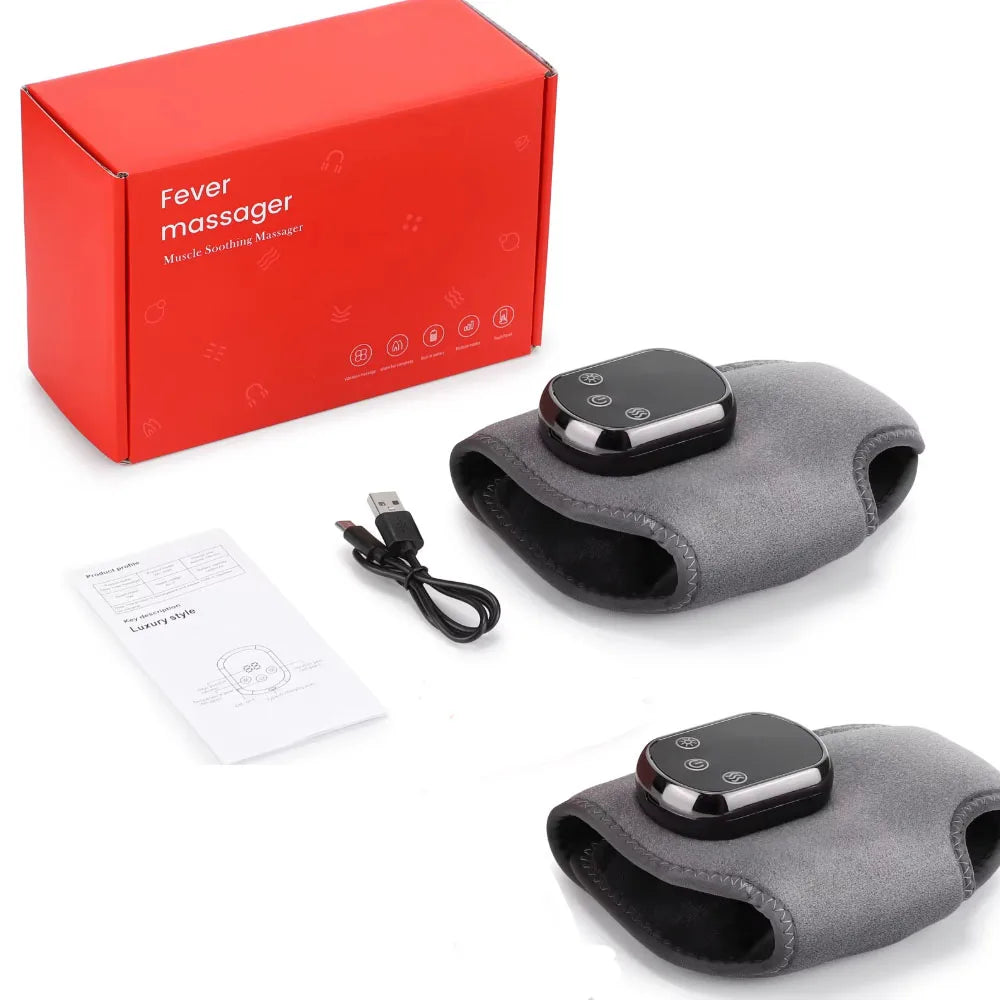 Ankle Massager, Hot Compress, Vibration, Foot Massager
