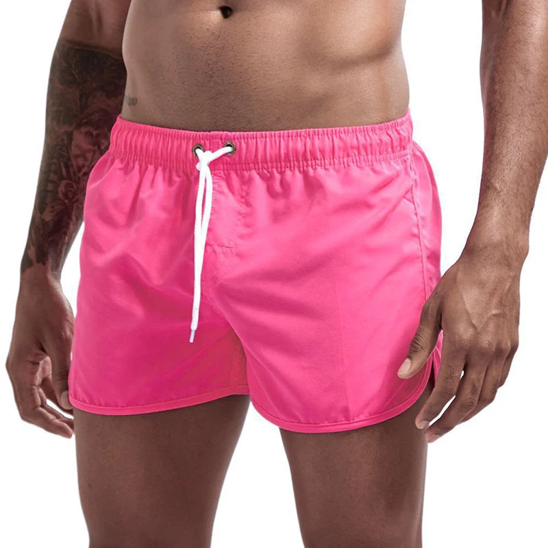 Men Swimming Trunks Short Quick-drying Sexy