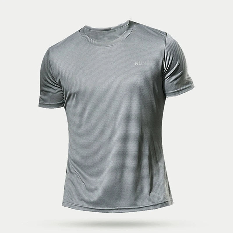 Mens Quick Dry Running Bodybuilding Shirts Sport