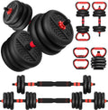Adjustable Dumbbell Set, 20-80lbs, Weights, 4-in-1, Barbell/Kettlebell/Push-up