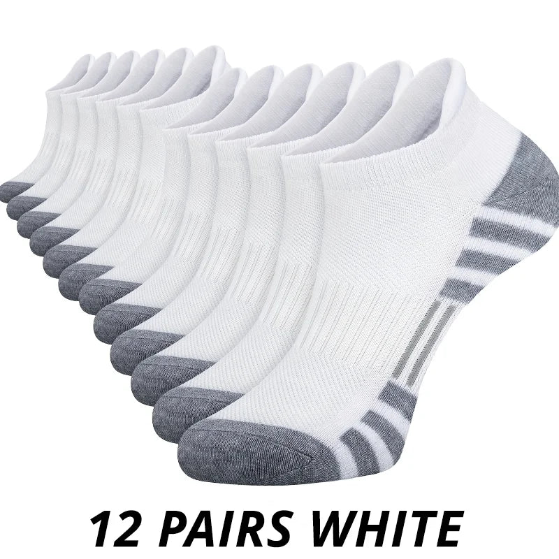 6/12 Pairs Men's Outdoor Gym Socks Football