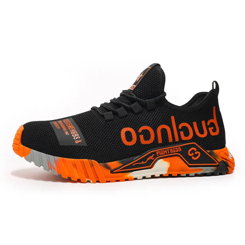 Soft-soled comfortable, anti-puncture safety shoes