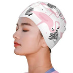 Women Adult ,Printing Swim Cap, Waterproof, Non-Slip