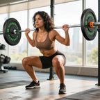 2-Inch Bumper Plates Barbell Rubber Weight Plates - 20-260lbs