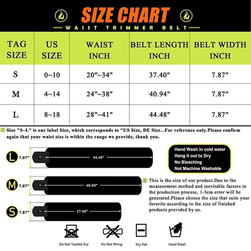 Waist Trimmer, Unisex, Sweat Band Waist, Wraps