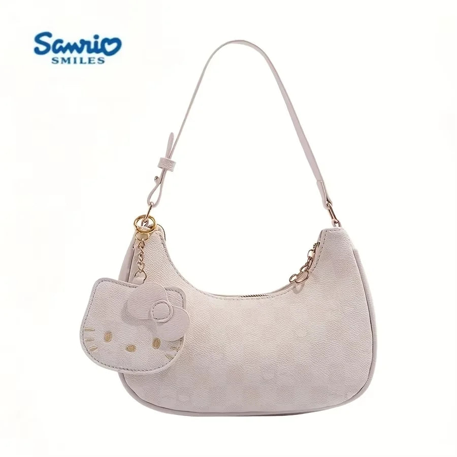 2026 Pink Cute Hello Kitty Armpit, Shoulder Bag