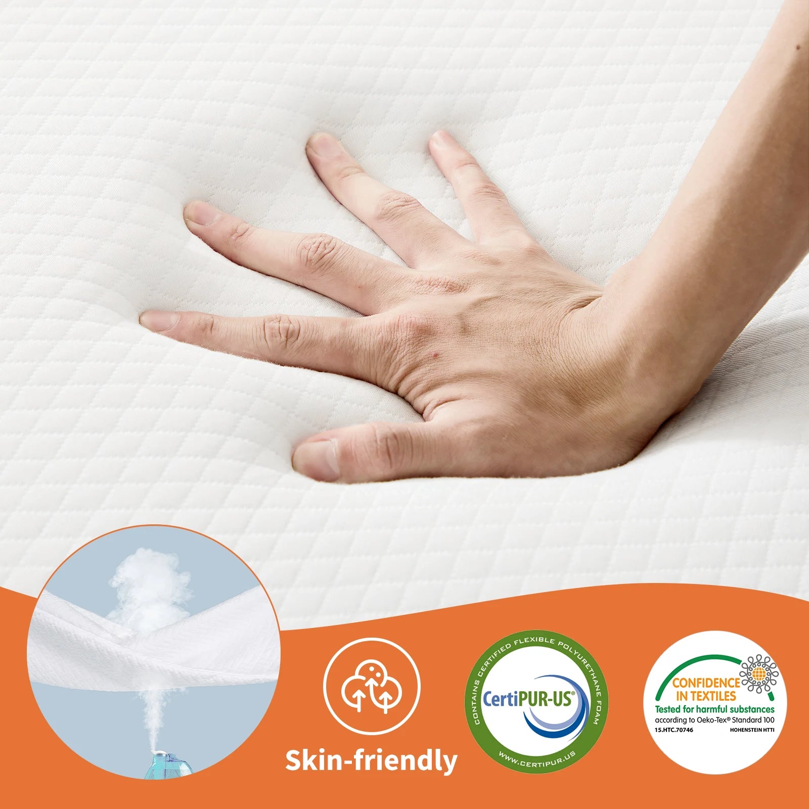 3-4 Inch Soft Mattress, Tri-Fold, Memory Foam ,Yoga
