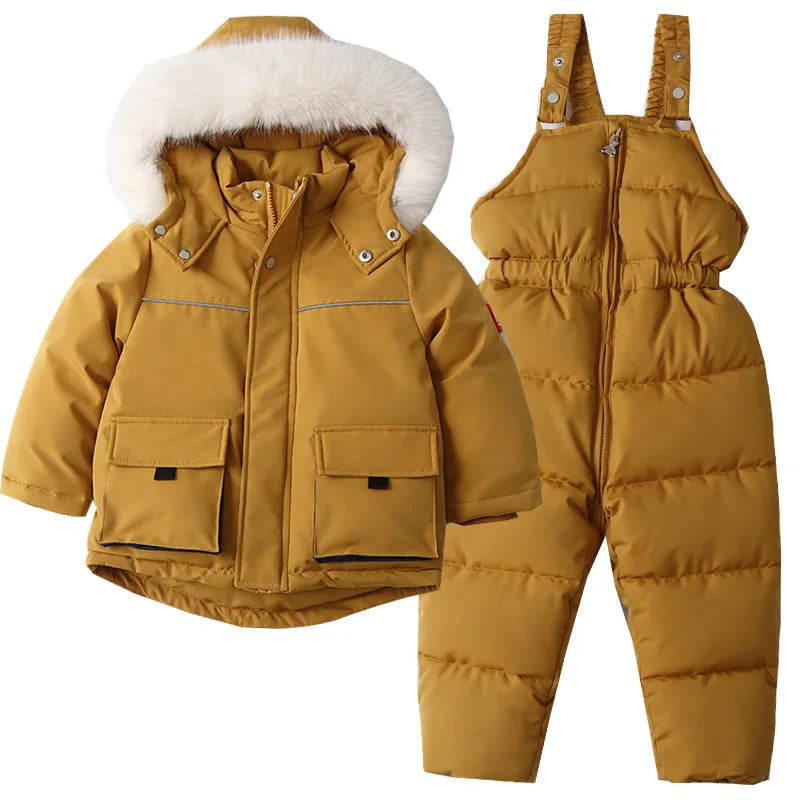 Ski Suit Windproof, Waterproof Down Jacket, Pants